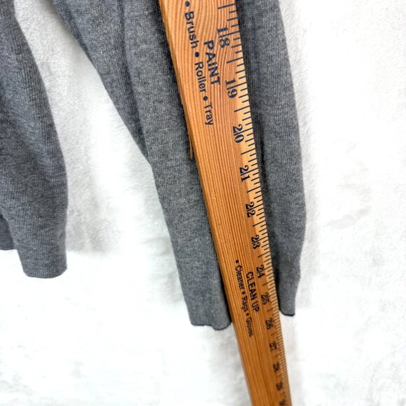 CAFE COTON Paris Portofino Preppy Collared Cotton Cardigan Sweater Mens L Gray - Picture 6 of 8